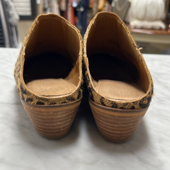 Frye & Co Calf Leopard Slip On Mule size 8 - Picture 3 of 9